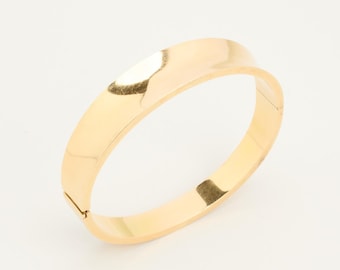 Bangle in 14K Gold, 2.36 inches | Solid Gold | Premium Real Gold