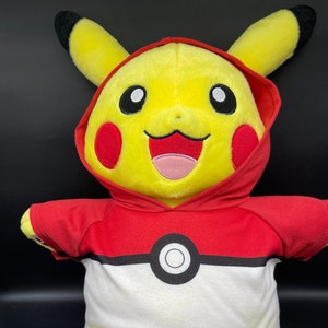 Build a bear Pokemon Great Ball Hoodie Red Blue Purple White Pikachu Charmander Eevee Gengar Costume Clothes Etsy