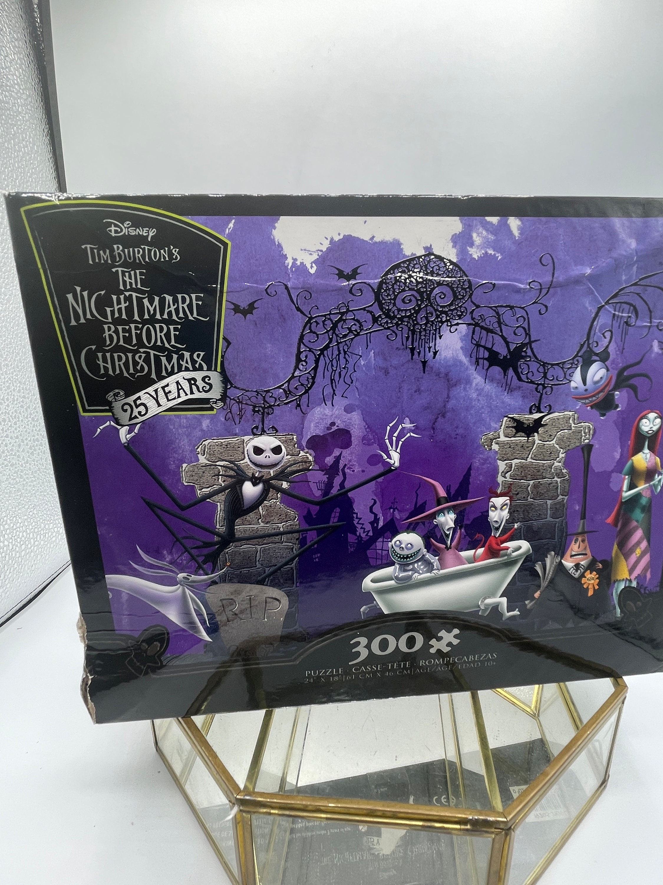 Tim Burton's the Nightmare Before Christmas 300 Piece, UNOPENED, Puzzle  With Poster 