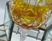 Vintage Nachtmann Tall Hock Wine Traube Glasses (set of 5) 8.25 quot tall, Germany Bavaria