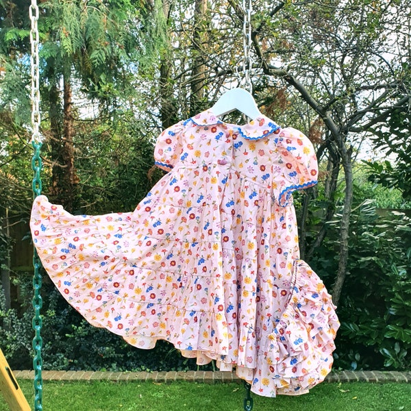 Liberty of London Girls Dress, Baby Dress, Dress with Bloomers, Bloomers, Liberty Prints Customisable Dress, Flower Girl Dress, Summer Dress