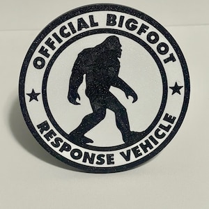 3D Printed “Official Bigfoot Response Vehicle” Hitch Cover