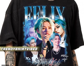 アイドル UNIFORM T-SHIRT Felix KPOP FELIX BANGCHAN CHANGBIN HYUNJIN SEUNGMIN LEE KNOW Baseball