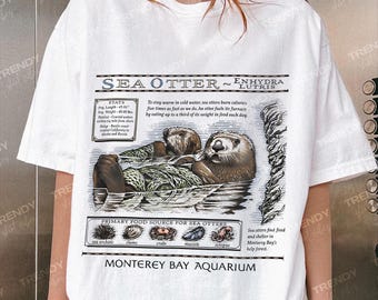Comfort Colors® Vintage Replica Otter Shirt, Monterey Bay Aquarium otter shirt, Tayl'or otter shirt, Sea otter shirt, The Life Of A Showgirl