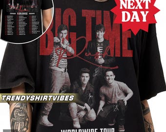 Big Time Rush Tour Shirt: Vintage 90s Band Tee 2025