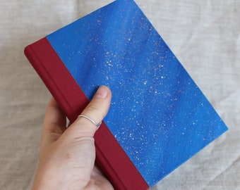 Handmade 150gsm cotton watercolour sketchbook, One of a kind watercolour journal, Gift for artists