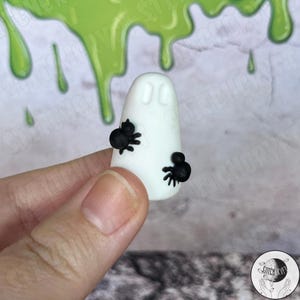 ADOPT A GHOST: Handmade little ghost covered in Creepy Crawleys