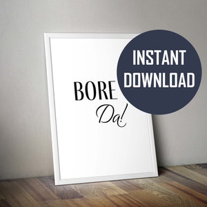 INSTANT DOWNLOAD - Bore Da! Fun, Welsh Quote - Welsh Word Art
