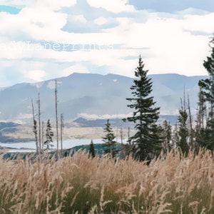 Mountain Landscape Painting - Téléchargement numérique instantané