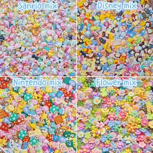 5/10/20/50/100pcs Pink Bird Cat and White , Charms Mix of Charms - Kawaii Charms - Craft Supplies
