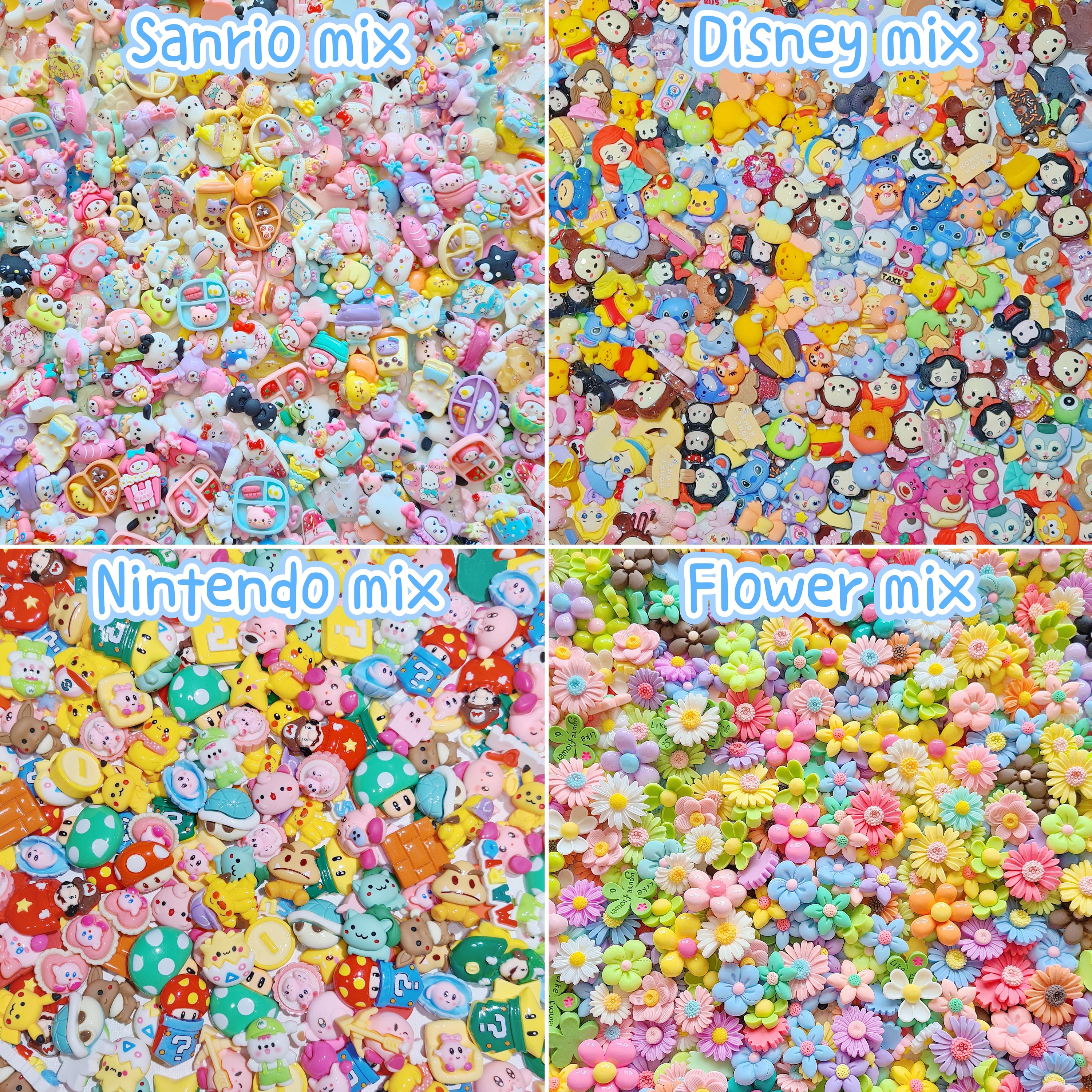 200 pieces) Wholesale Resin Charms 💜