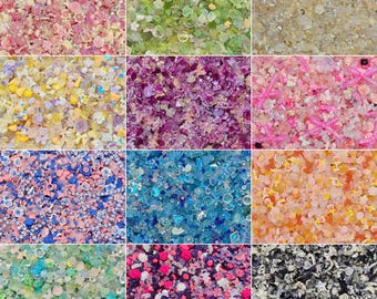 12 packs of mix nail charms include different shapes, rose flowers, sequins, clay, rhinestones, gemstone, delicate mini charms for craft