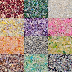 12 packs of mix nail charms include different shapes, rose flowers, sequins, clay, rhinestones, gemstone, delicate mini charms for craft