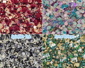 1pack small mini decoden charms for nail art, scrapbooking, art craft and fancy beads (flowers, bow, star, heart, bear, rose, butterfly)