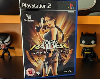 Lara Croft Tomb Raider Anniversary - 2007 PS2 Game - 12+ Rated - Playstation Official Licensed - Used