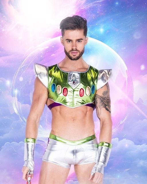 Mens space costume deals