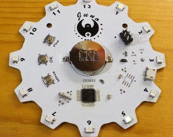 Juno uAc: A Ultra-Low-Power 36uA LED Clock w/ pico avr Microcontroller - Maker's DIY Electronics Kit