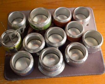 Handcrafted Alcohol Stove Series, Ultralight Backpacking and Camping Burner, Unique Aluminum Can Design, Powerful and Efficient Camp Cooker