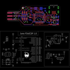 FDxICSP AVR Programmer Kit: DIY Electronics, World's Fastest SPI custom AVR910 AVR109 Firmware image 8