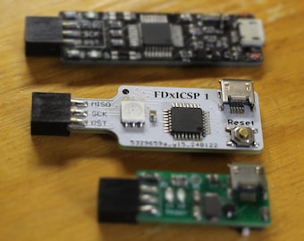 FDxICSP AVR Programmer Kit: DIY Electronics, World's Fastest SPI custom AVR910 AVR109 Firmware