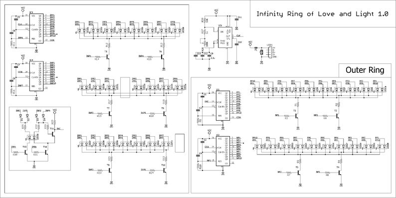 Juno IRLL 1.0 DIY Soldering Kit for Beginners - 43 Dual-Color Infinity Ring LED Chaser w/ NE555 & CD4017 Surface Mount Components Bild 7