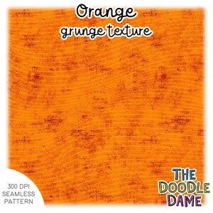 Seamless digital pattern grunge orange texture | tile infinitely - surface pattern