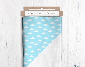 Mockup di sovrapposizione PNG trasparente di tessuto di cotone avvitato su cartone - aggiungi un'etichetta - mockup di base - compatibile con Canva - sovrapponi il tuo design