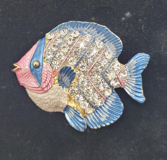 Contemporary three-dimensional Trigger fish brooc… - image 3