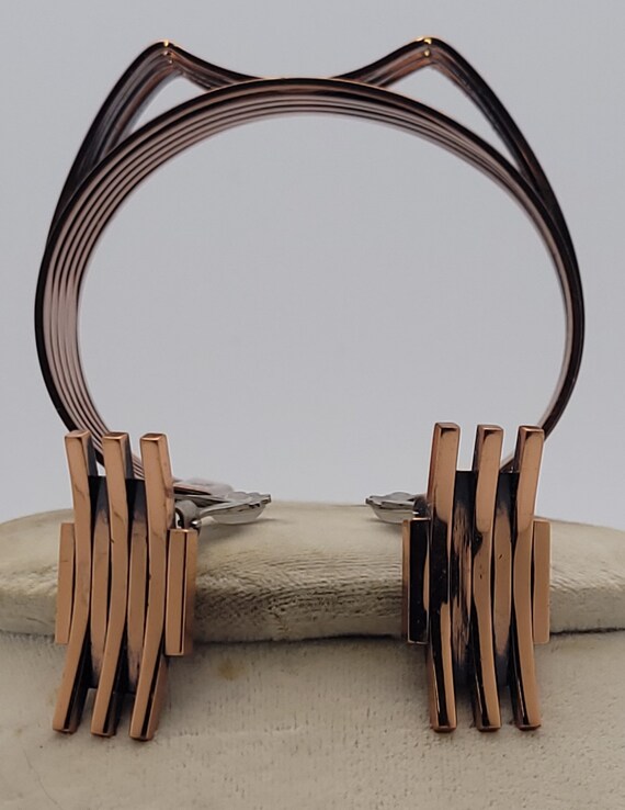 1950s, Renoir solid copper, Impressionist Geometr… - image 3