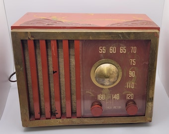 1948 RCA 75x18 Handgemaltes asiatisches Bakelit-Radio