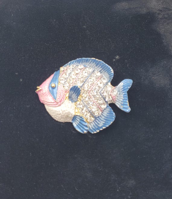 Contemporary three-dimensional Trigger fish brooc… - image 2