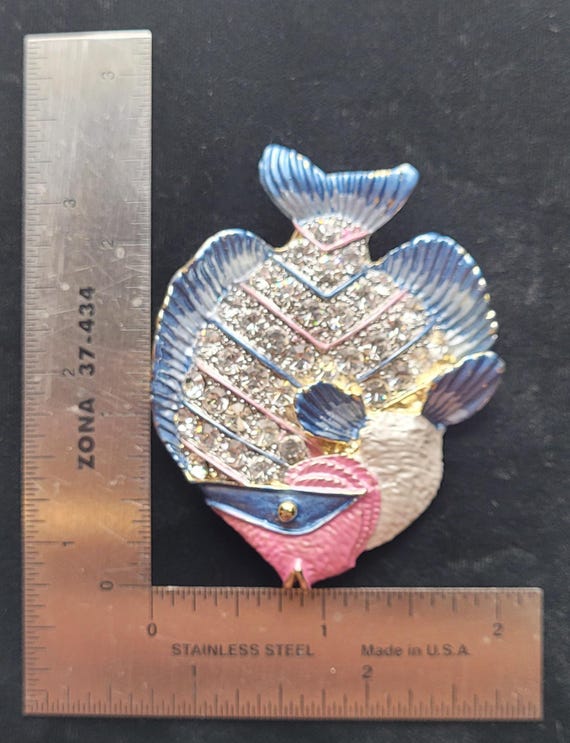 Contemporary three-dimensional Trigger fish brooc… - image 6