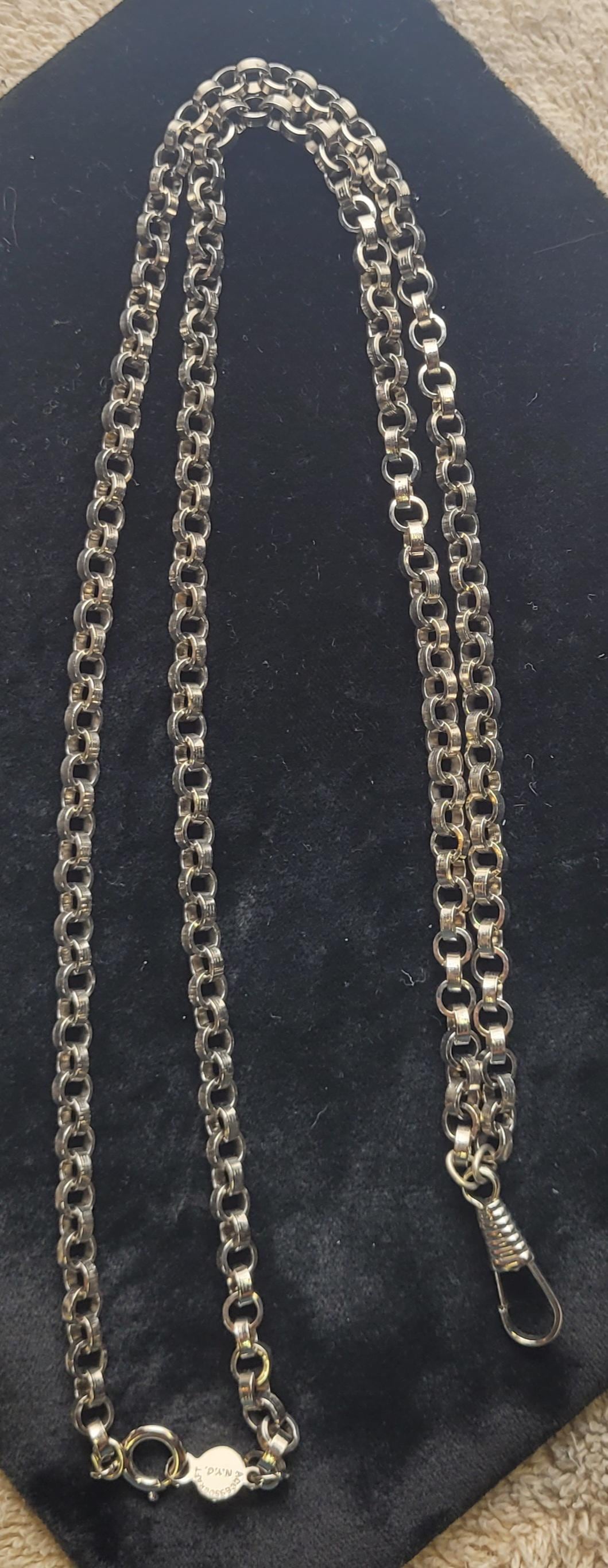 Accessocraft NYC stainless steel zoot suit watch chain