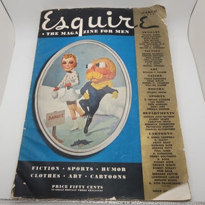 March 1938 Esquire magazine