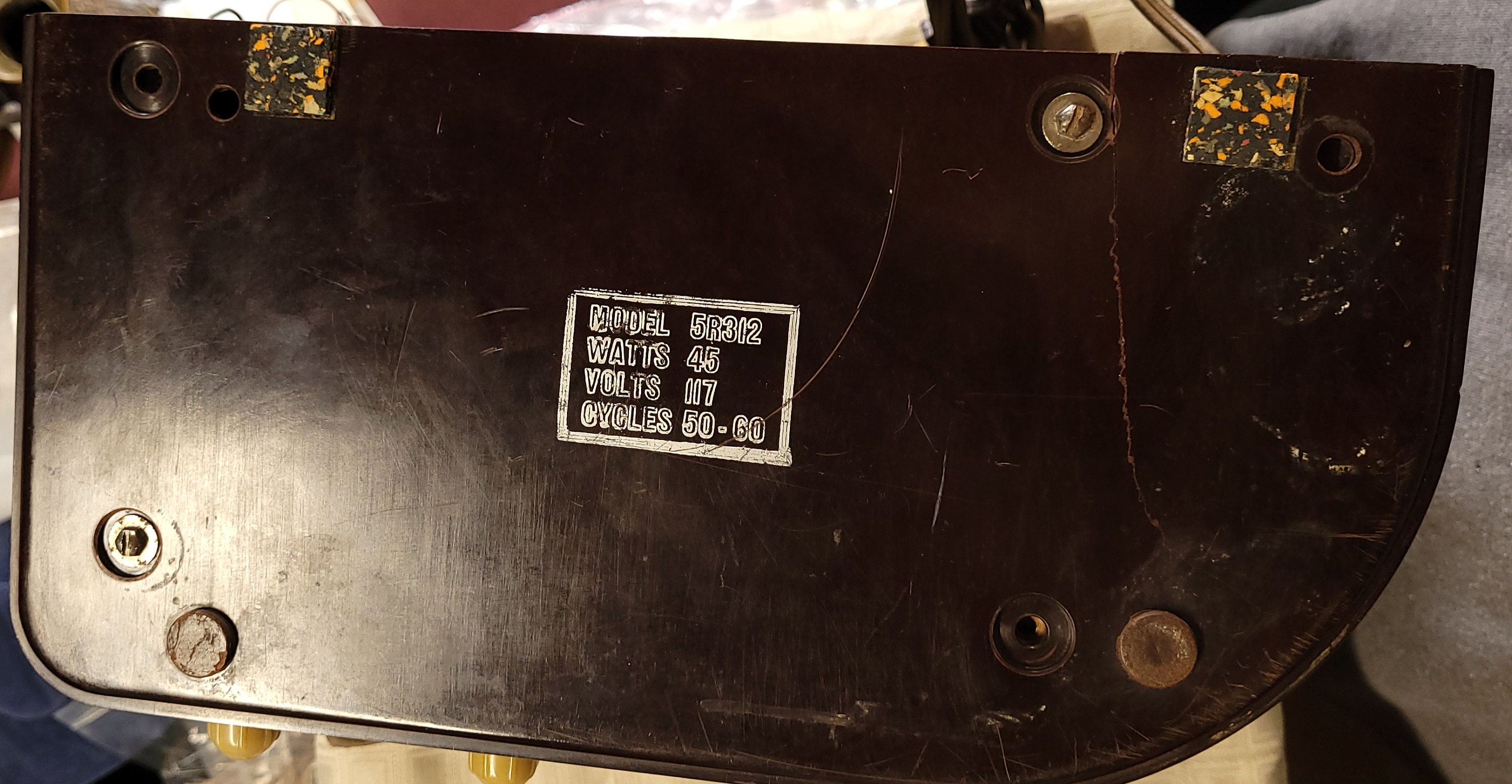 X861 直接引取のみ Rアウスベルジュ作 S40号 油彩画 無題 /H3 1938, Zenith Tube Radio, Model 5R-312, Art Deco Bakelite