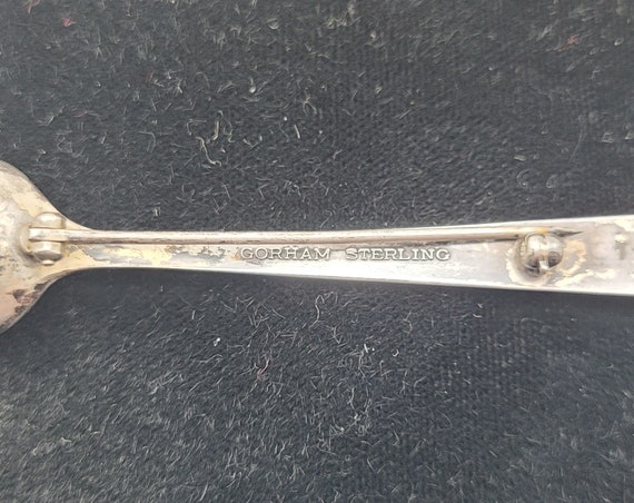 Gorham Sterling Demitasse brooch View 2