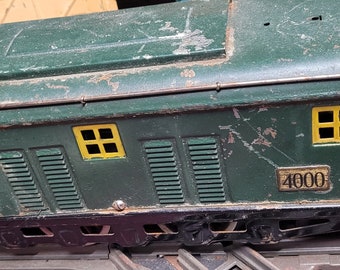 Early American Flyer O Gauge Train Set: 1930s Locomotive, Track & Parts