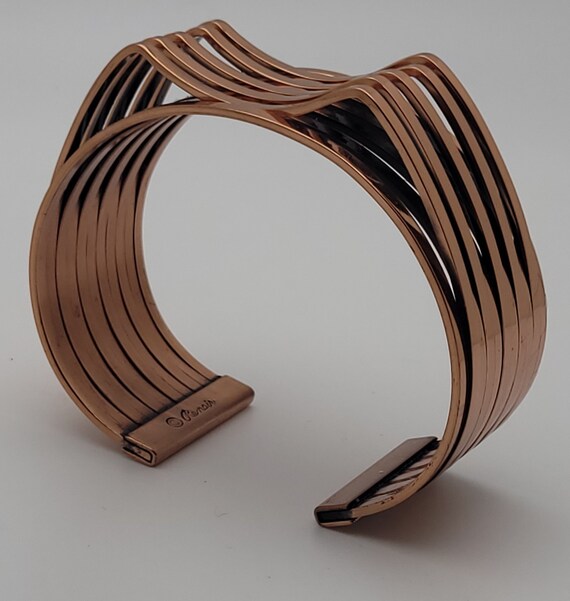 1950s, Renoir solid copper, Impressionist Geometr… - image 4