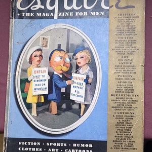 July 1938, Esquire magazine, Manuel Komaroff and Theodore Drieser