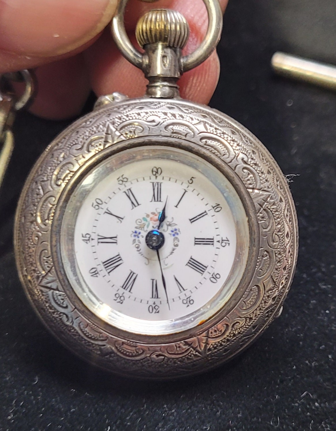 Vintage Lady Racine .935 Hallmarked Silver Womens 7j Gallet  display picture 3