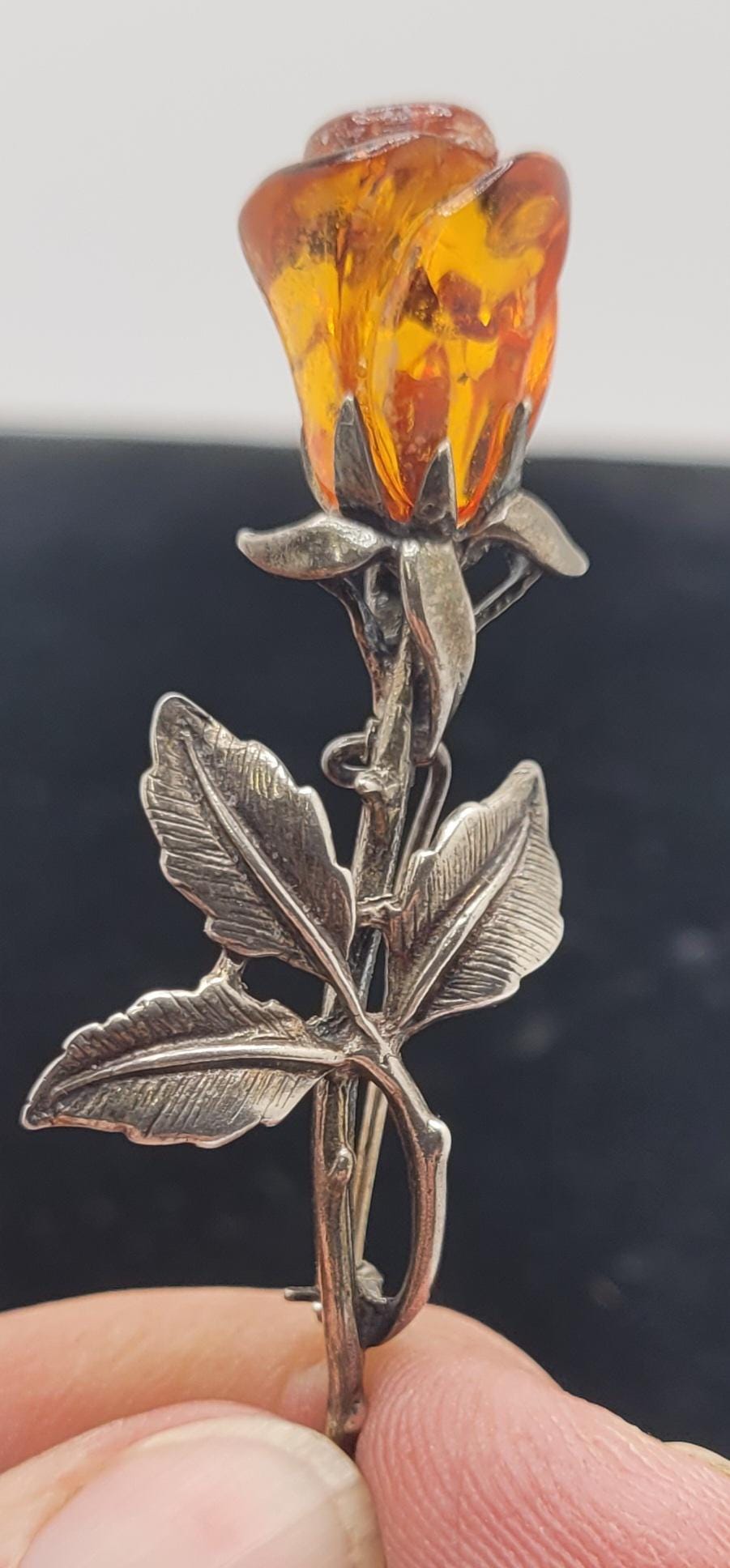 Rosebud Brooch - Etsy