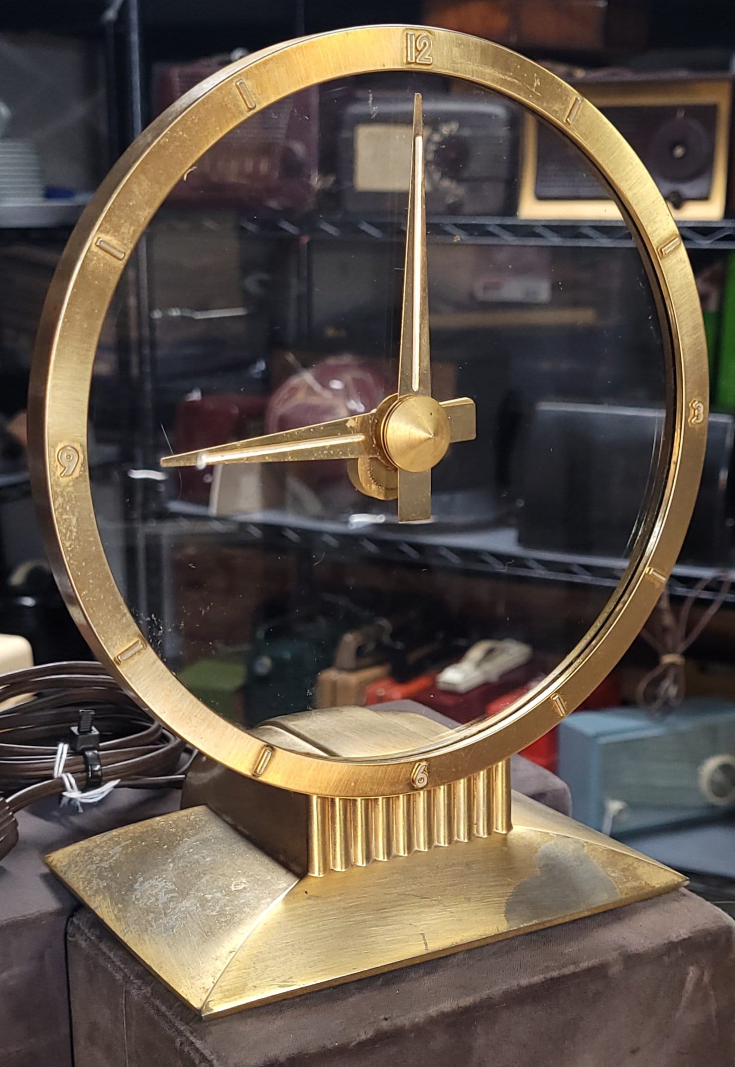 1954 Original Model, Jefferson Golden Hour Mystery Clock, Cat #580