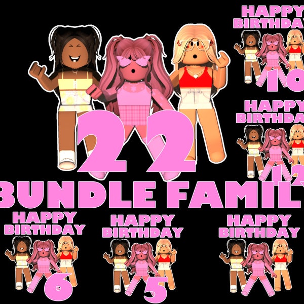 Roblox, Roblox Birthday, Roblox Bundle, Roblox iron on transfer, Roblox Birthday Shirt, Roblox PNG, Roblox Clipart, Roblox Digital File PNG