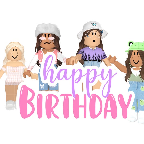 Girls Roblox Birthdayparty * Girl Roblox Zoom Party Background * Roblox Zoom Party * Roblox Birthdaybanner * Roblox Birthdayparty