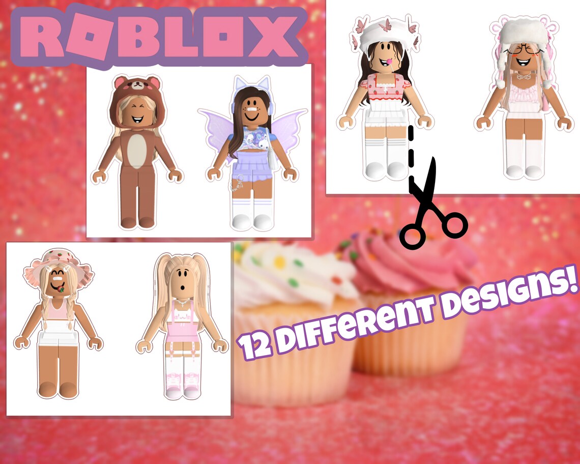 ROBLOX Girls Printables Roblox Girl Party Roblox Party - Etsy Canada