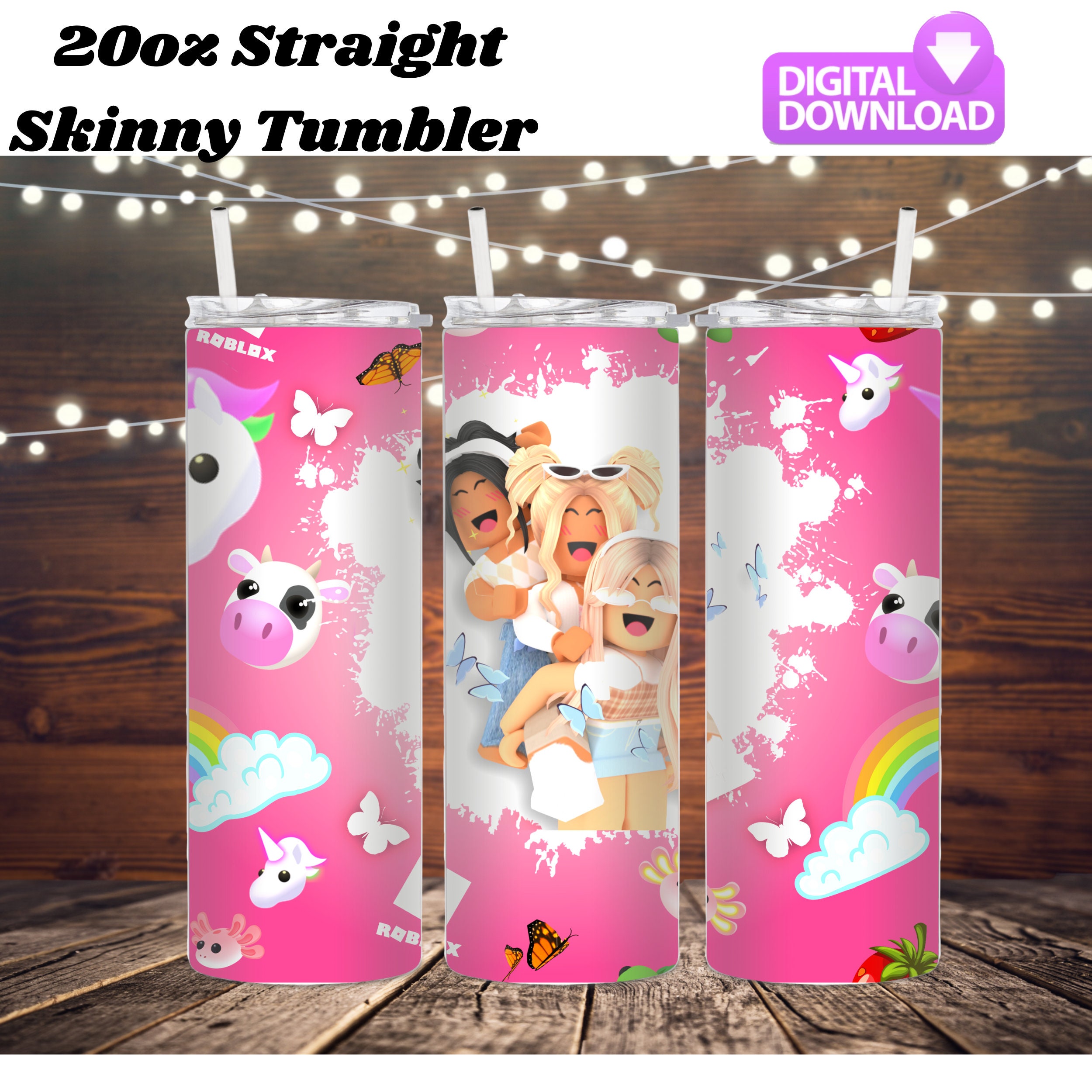 Roblox girls png, Roblox, png file, sublimation file, tumbler wrap, digital  downloads, kids tumblers