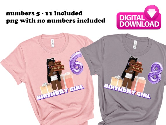 ROBLOX THEME GIRLS PERSONALISED BIRTHDAY T-SHIRT ANY NAME,NUMBER, FONT  COLOUR