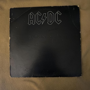 AC/DC - Back in Black (1980) Vintage Vinyl Record
