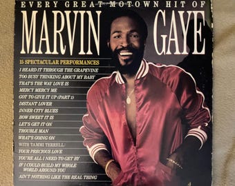 Vintage Every Great Motown Hit Marvin Gaye LP Album Record