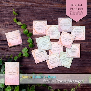 Cartes Oracle imprimables Self Care 111 messages | Cartes Soins personnels/Amour, Santé mentale | Guide numérique | TÉLÉCHARGEMENT IMMÉDIAT | Lectures de tarot